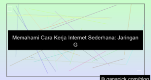 desain cara kerja internet secara sederhana