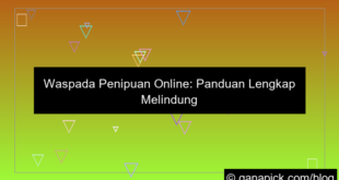 cara menghindari penipuan online