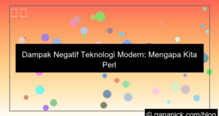 dampak negatif teknologi modern