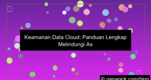 visual keamanan data cloud