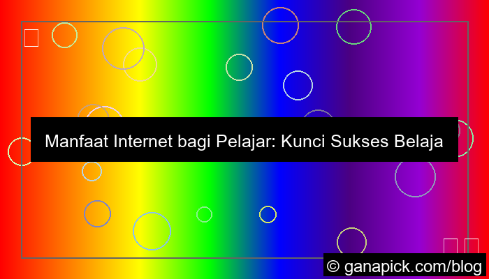 grafik manfaat internet bagi pelajar